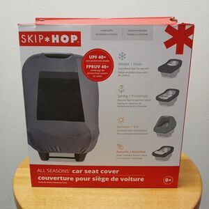 Skip Hop All Season Car Seat Cover Black/Gray Opened Box Damage NIB UPF 40+